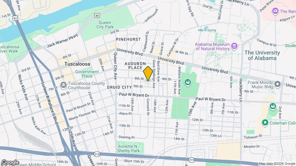 813 14th Ct Map and Location Details