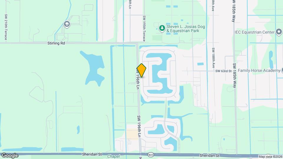 6271 SW 195th Ave Mapa y Detalles de la Ubicación