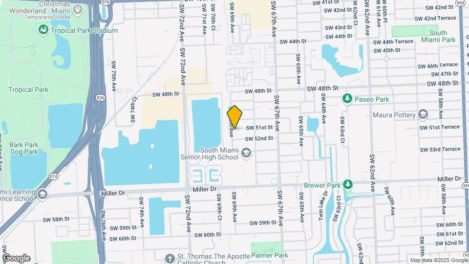 6890 SW 51st St Map and Location Details