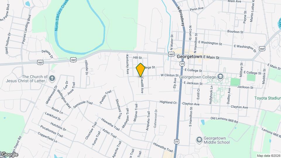 303 Caudill Ave Map and Location Details