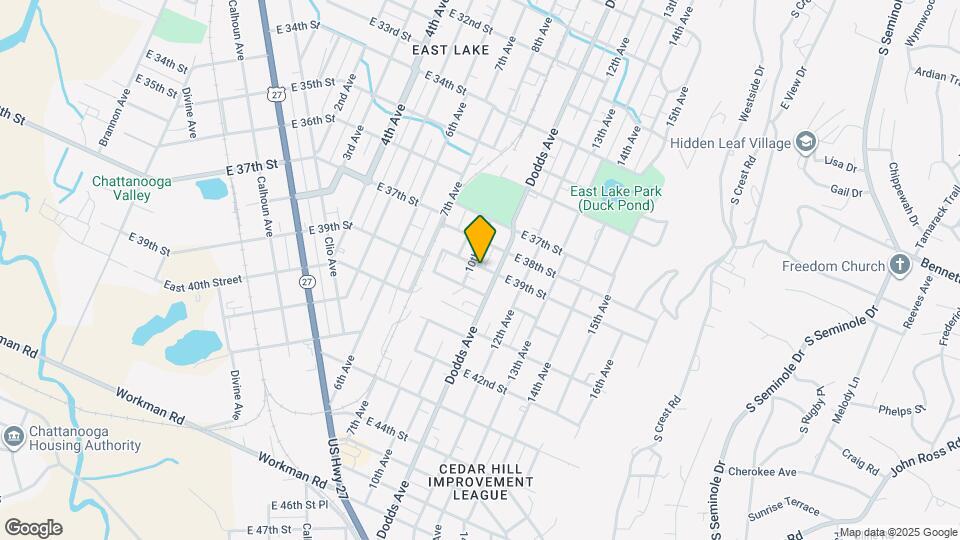 2702 E 39th St Map and Location Details