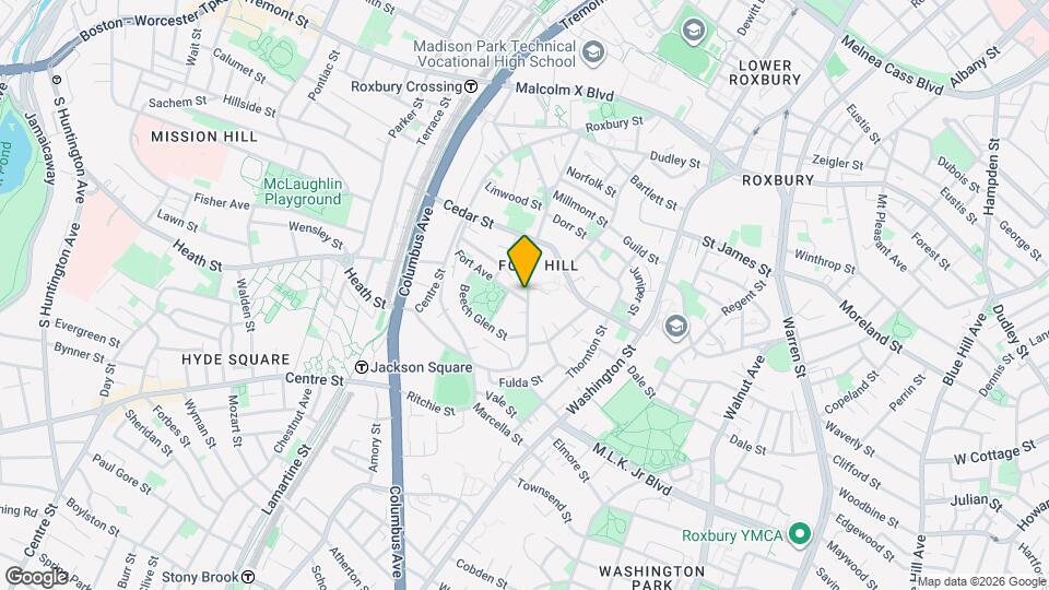 141 Highland St Map and Location Details