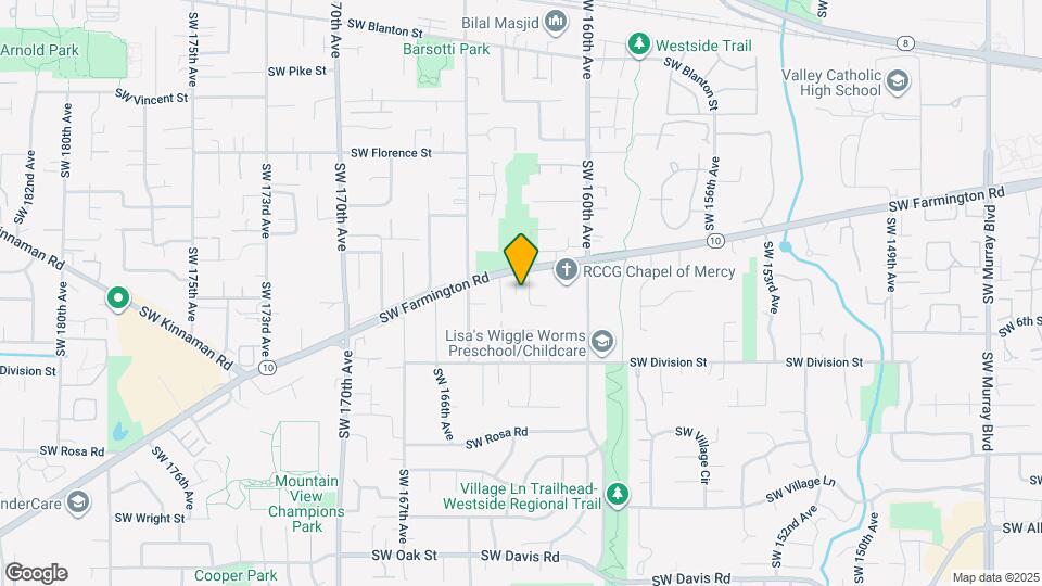 5095 SW 163rd Ave Map and Location Details
