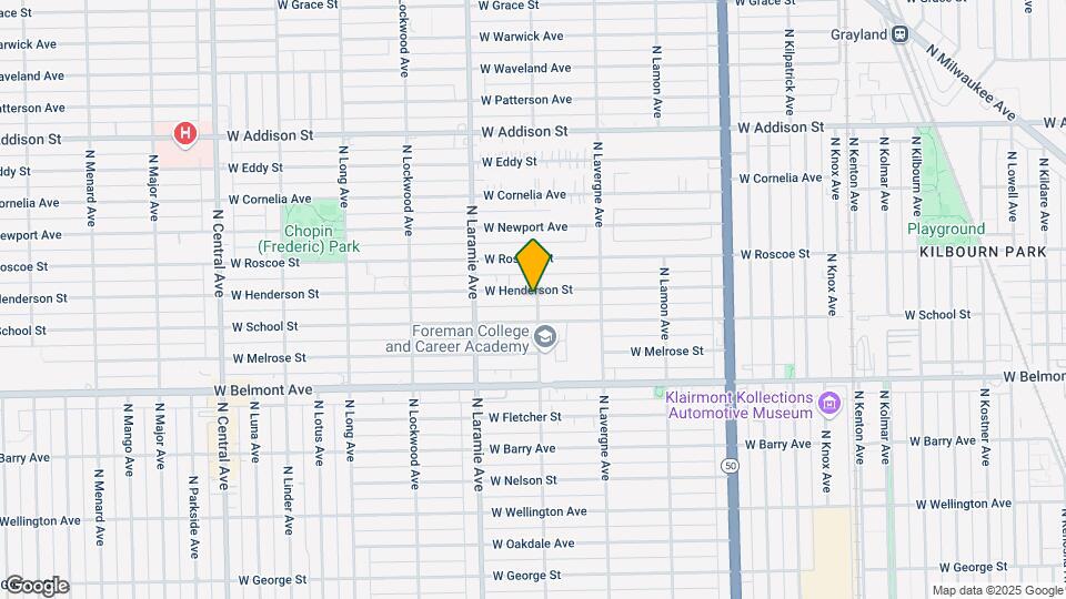 3318 N Leclaire Ave Map and Location Details