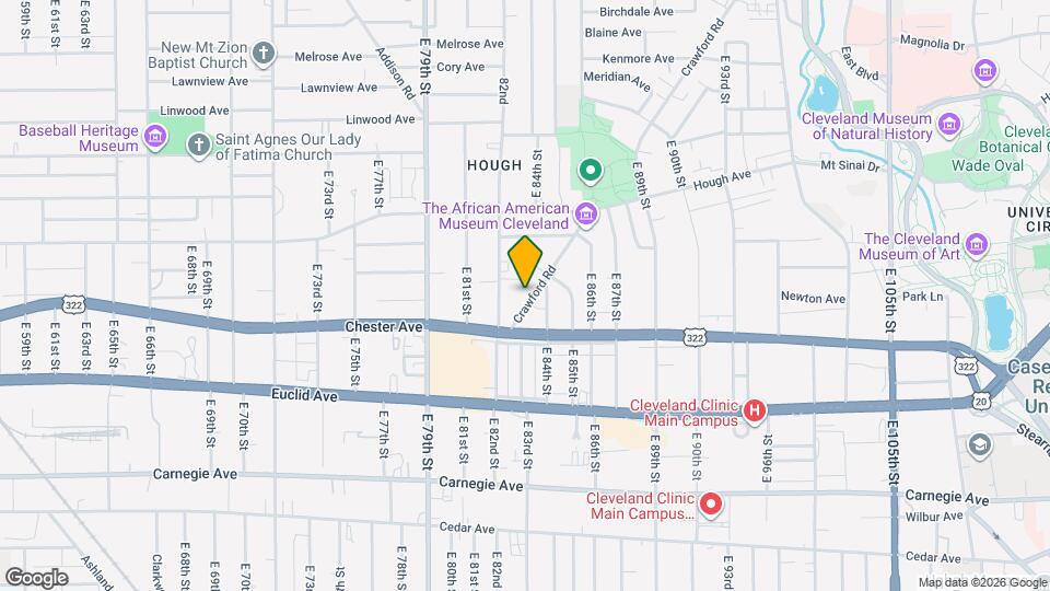 1842 Crawford Rd Mapa y Detalles de la Ubicación