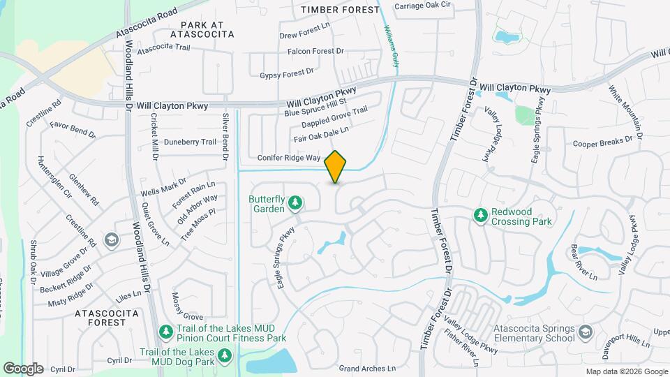17603 Fall River Pass Ct Map and Location Details
