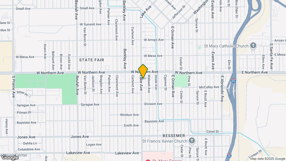 1322 Lake Ave Map and Location Details