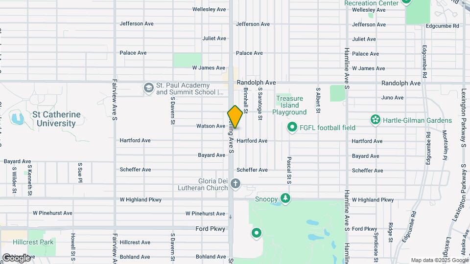 584 Snelling Ave S Map and Location Details
