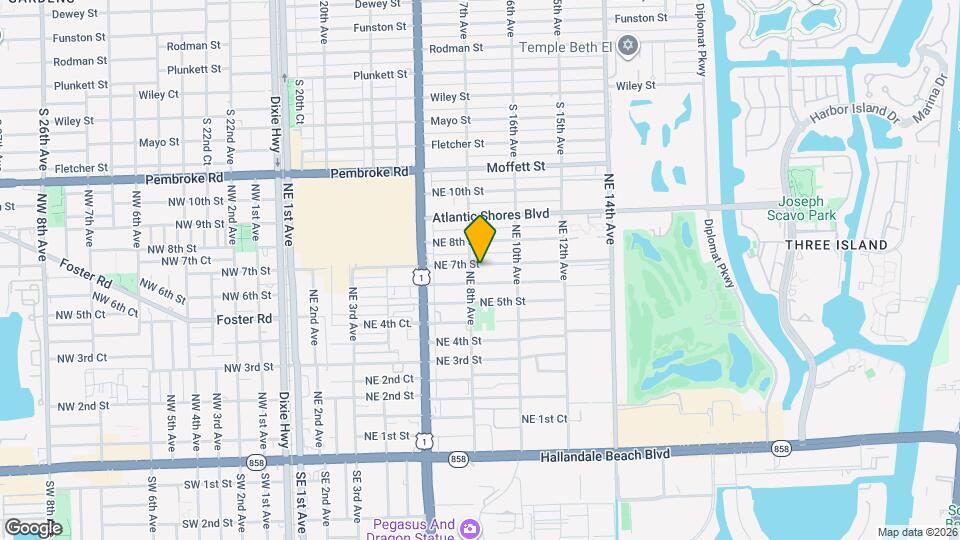 806 NE 7th St Map and Location Details