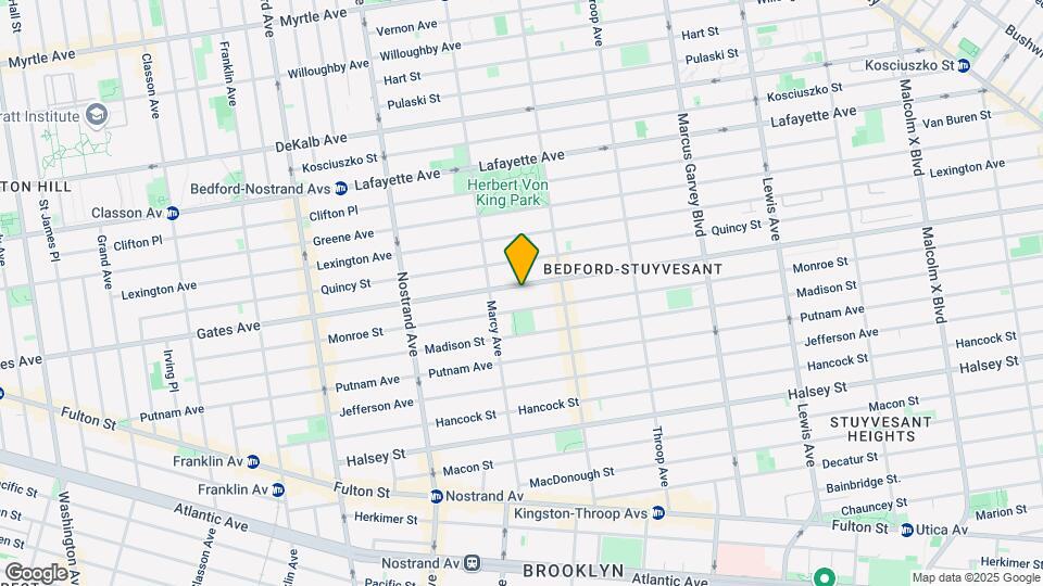 492 Gates Ave Mapa y Detalles de la Ubicación