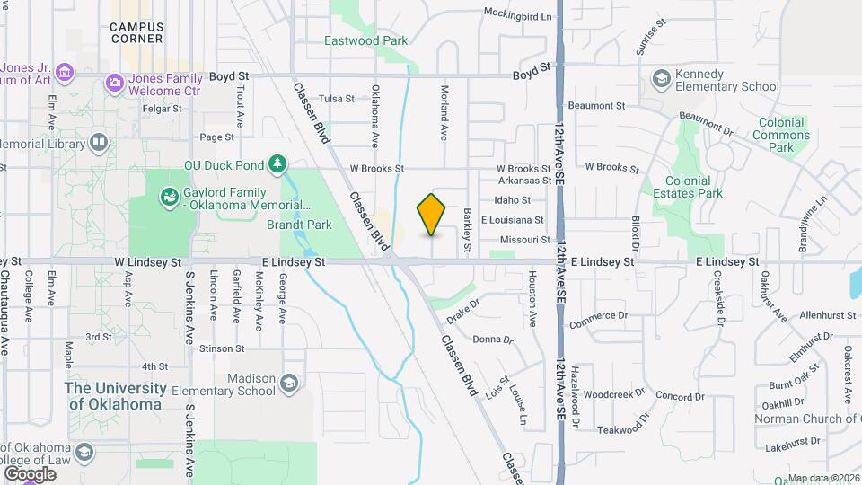 2018 Cherokee Ln Map and Location Details
