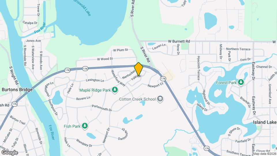 617 Yale Ln Map and Location Details