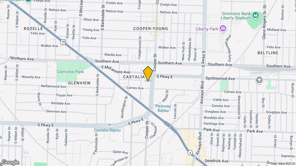 1179 E Pkwy S Map and Location Details