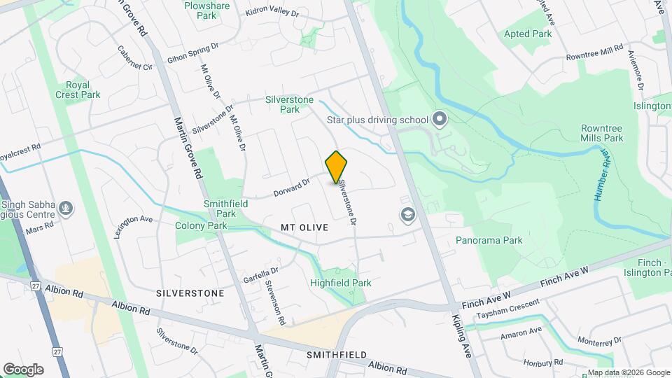 92 Silverstone Dr Map and Location Details