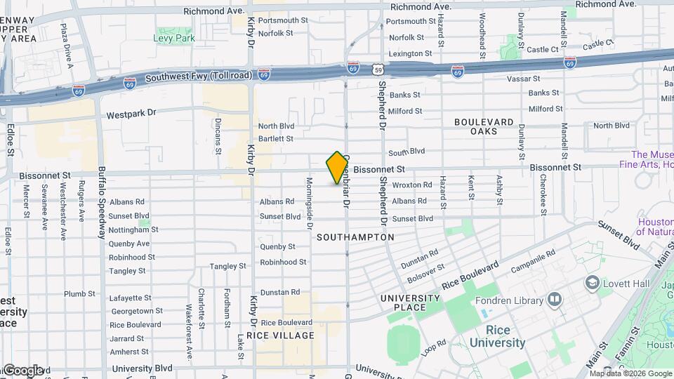 2313 Wroxton Rd Map and Location Details