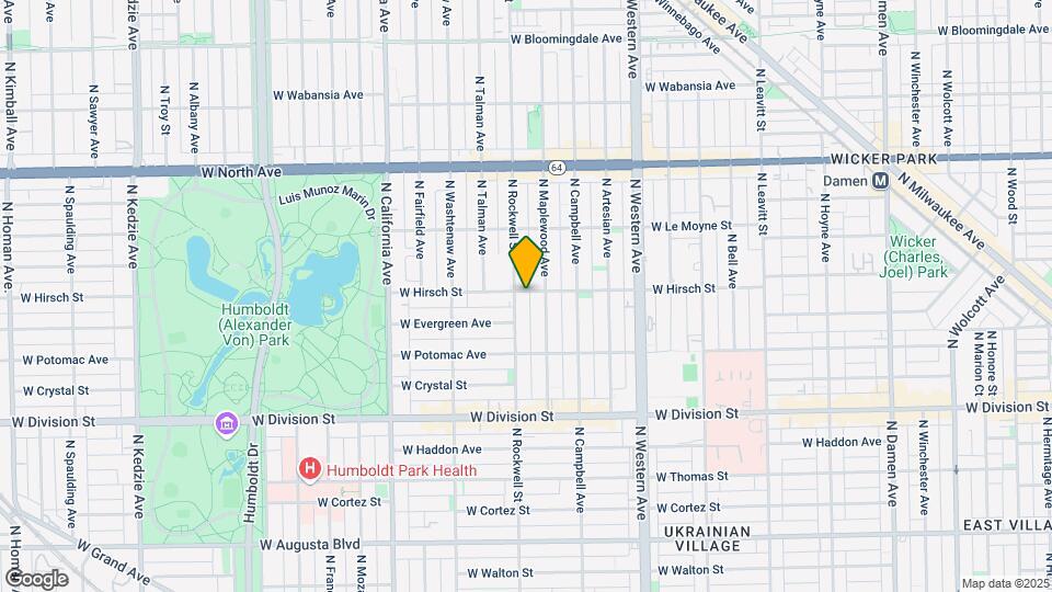 2553 W Hirsch St Map and Location Details