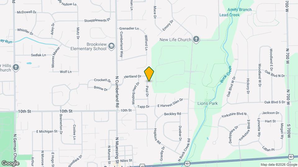 1215 Paul Dr Mapa y Detalles de la Ubicación