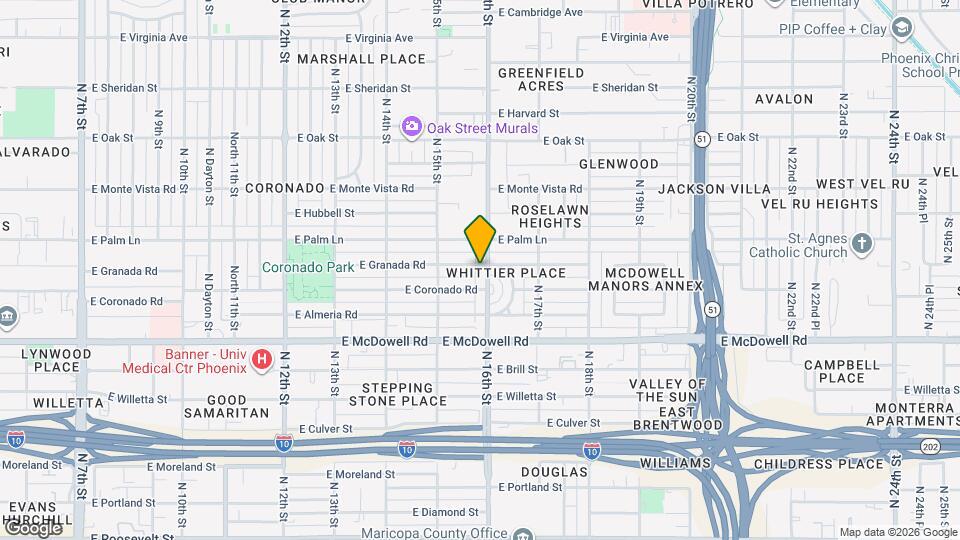 1810 N 16th St Mapa y Detalles de la Ubicación