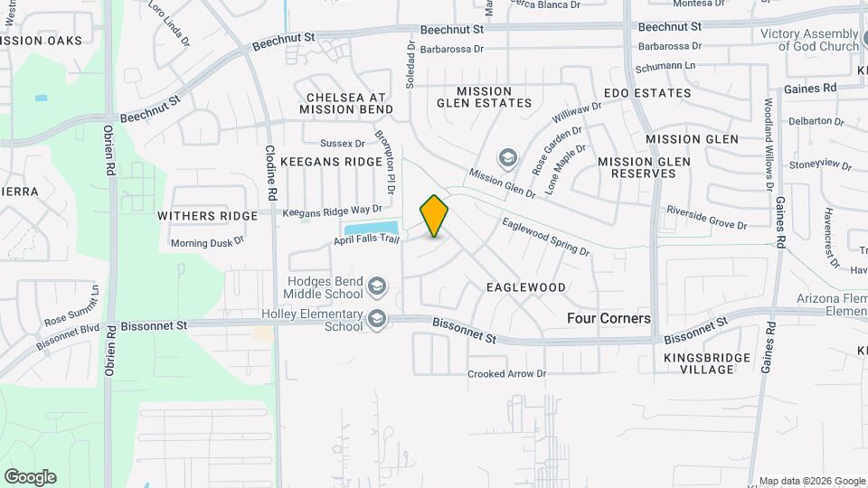 16322 Lynn Crest Ct Map and Location Details