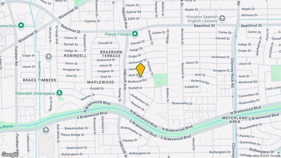 5730 Birdwood Rd Map and Location Details