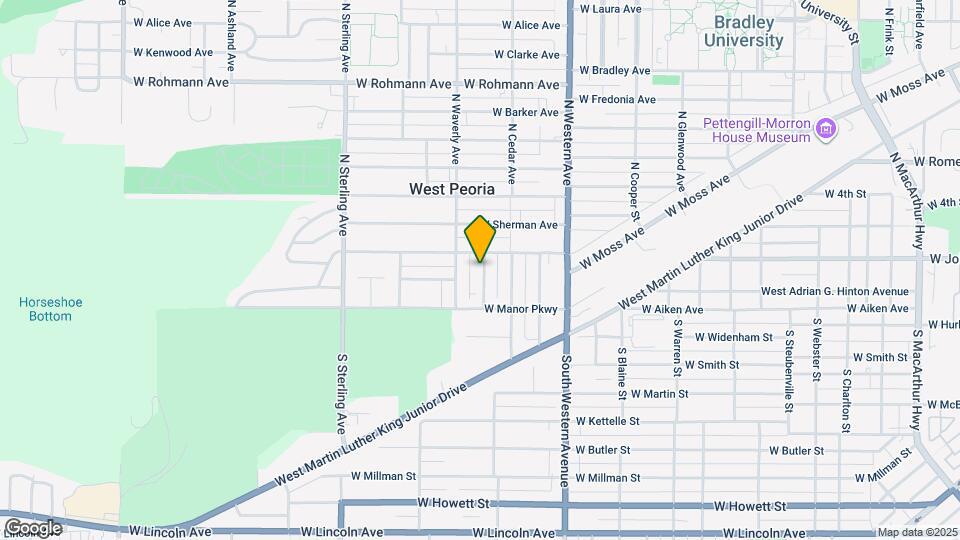 129 N Bergan Ave Mapa y Detalles de la Ubicación