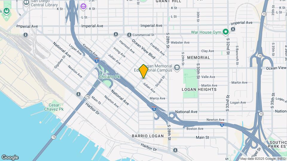 2214 Julian Ave Map and Location Details