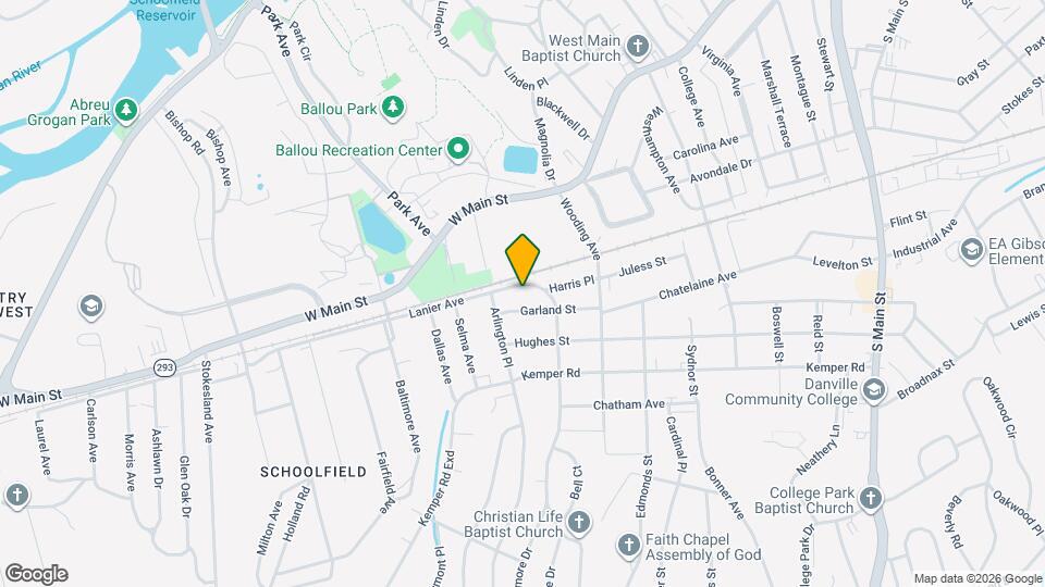 1019 Lanier Ave Map and Location Details