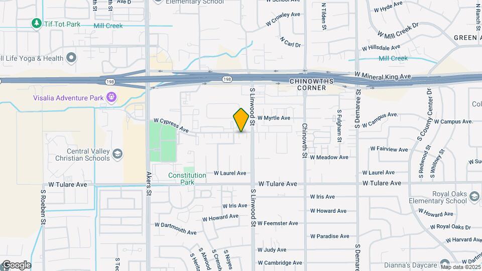 4601 W Cypress Ave Map and Location Details