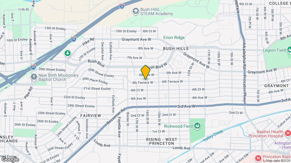 1600 4th Terrace W Mapa y Detalles de la Ubicación