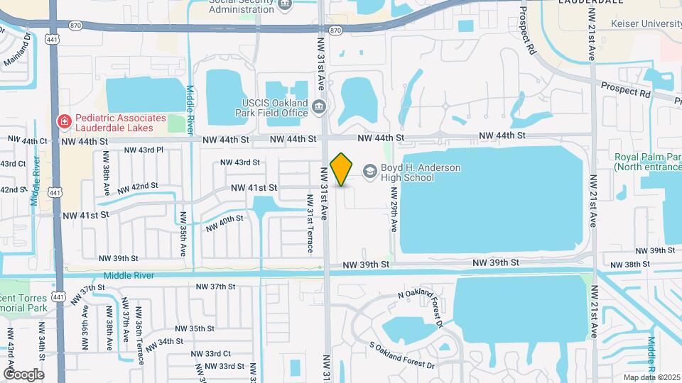 4070 NW 30th Ter Map and Location Details