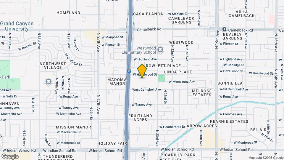 2415 W Hazelwood St Map and Location Details