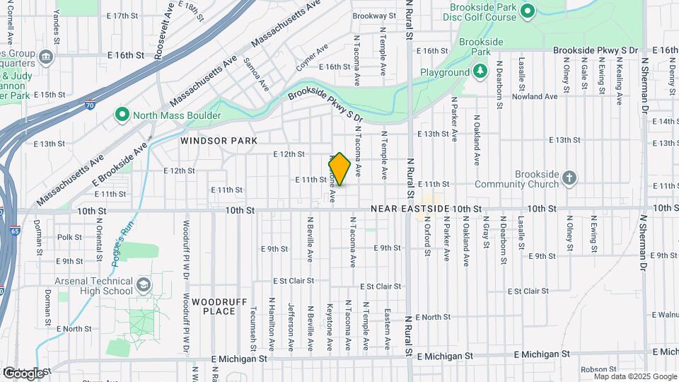 1029 N Keystone Ave, Unit 1029 N keystone Map and Location Details