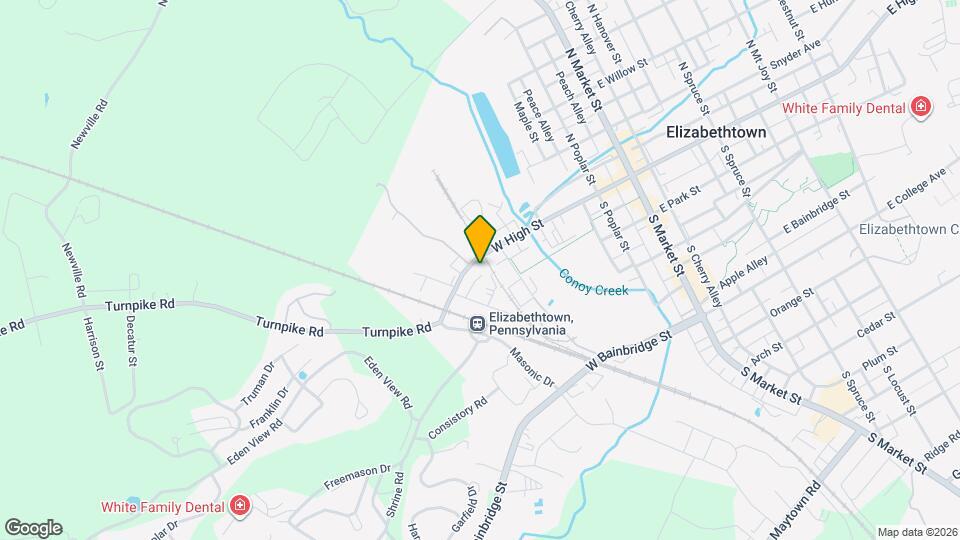 446 W High St Map and Location Details