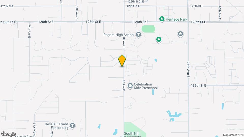 13314 86 Ave E Map and Location Details