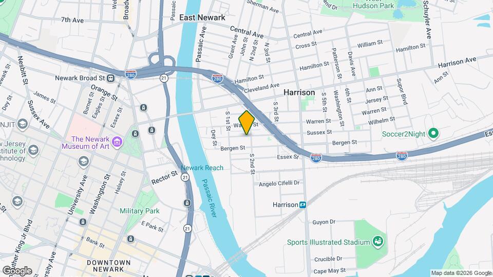 129 Sussex St, Unit 1st Floor Map and Location Details