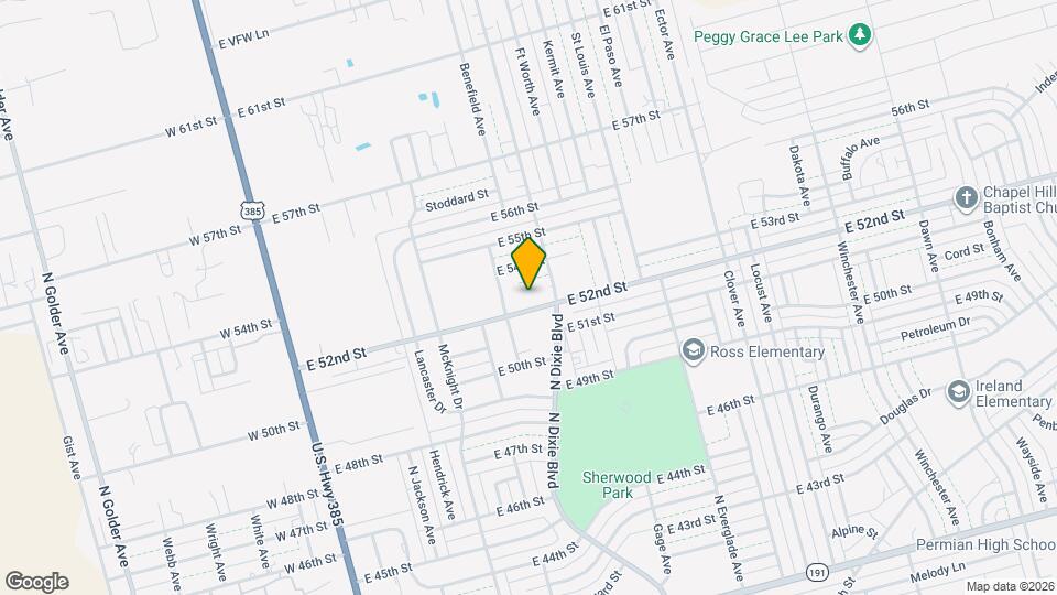 625 E 52nd St Map and Location Details