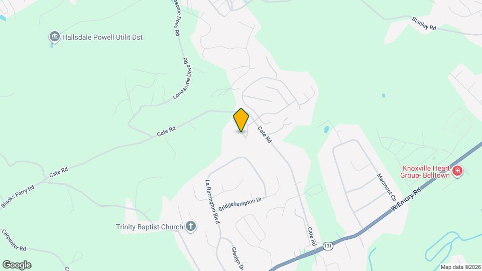 5104 Cates Bend Way Map and Location Details