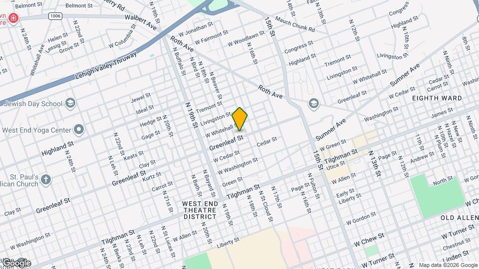 1729 Greenleaf St Map and Location Details