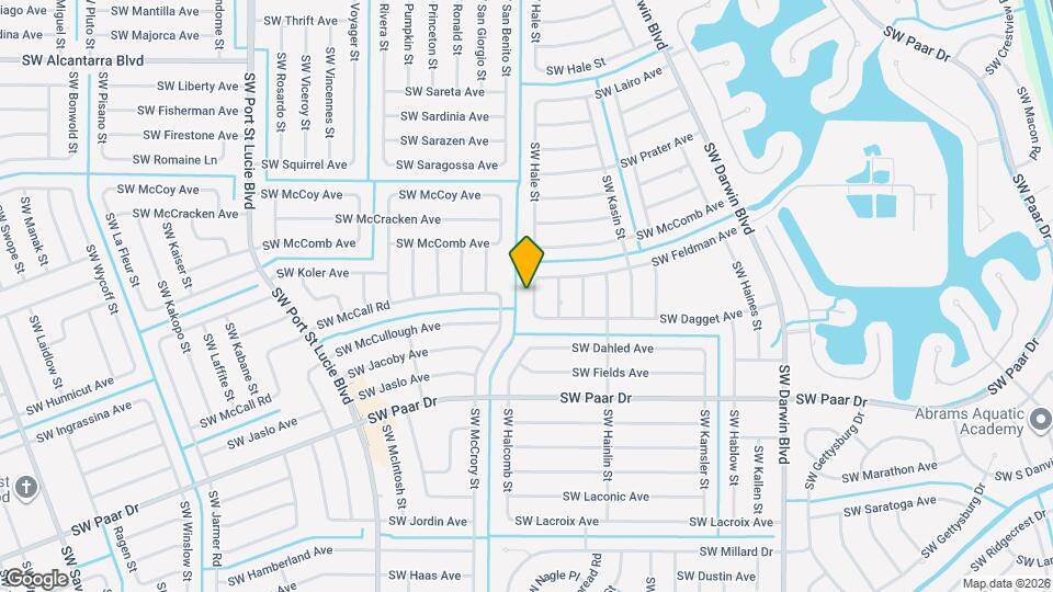 3832 SW Hale St Map and Location Details