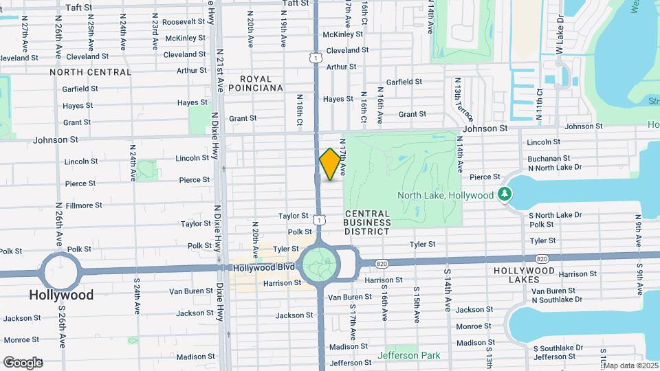 1720 Pierce St-Unit -2 Map and Location Details