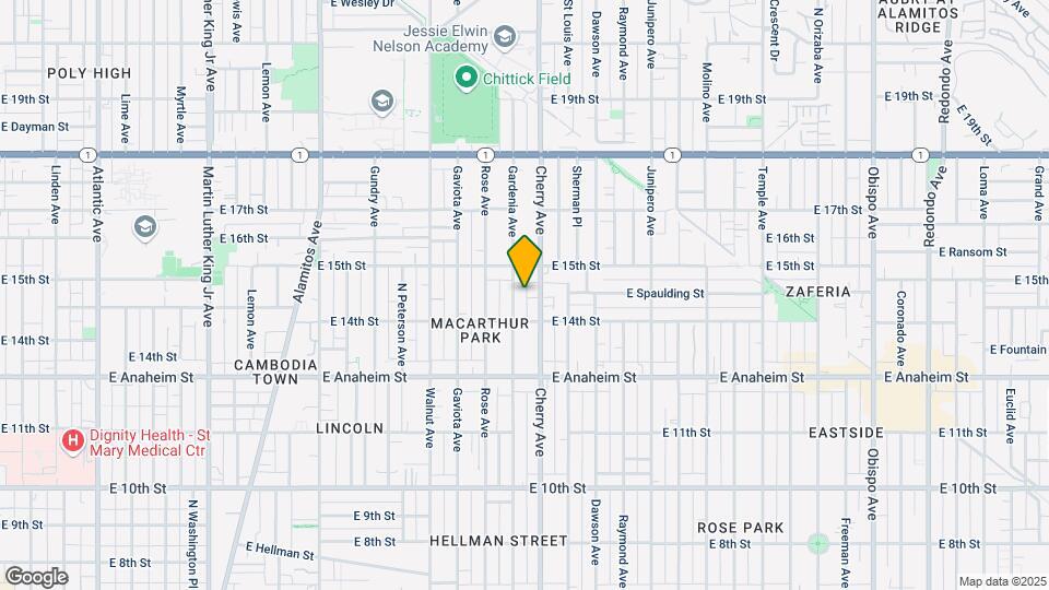 1442-1448 Gardenia Ave Map and Location Details