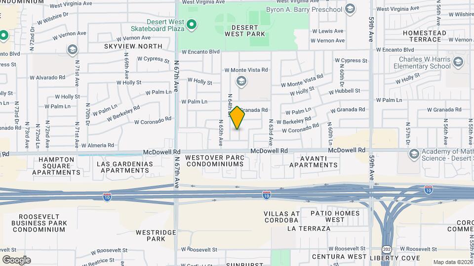 1636 N 64th Dr Mapa y Detalles de la Ubicación