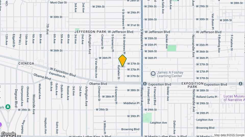 3721 S St Andrews Pl Mapa y Detalles de la Ubicación