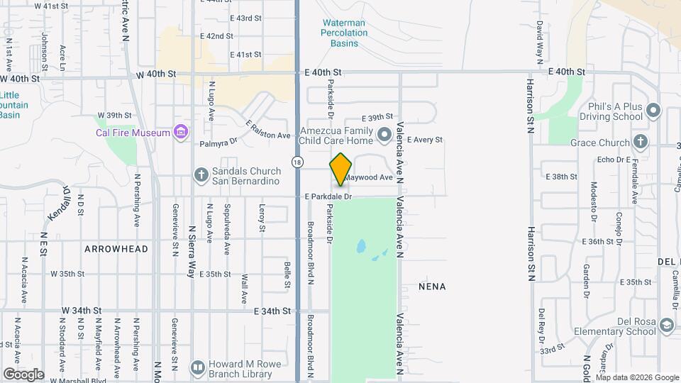 528 E Parkdale Dr Map and Location Details