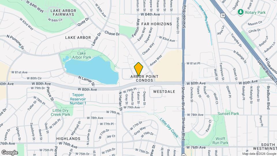 5690 W 80th Pl Map and Location Details