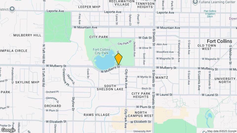 1500 W Mulberry St Map and Location Details