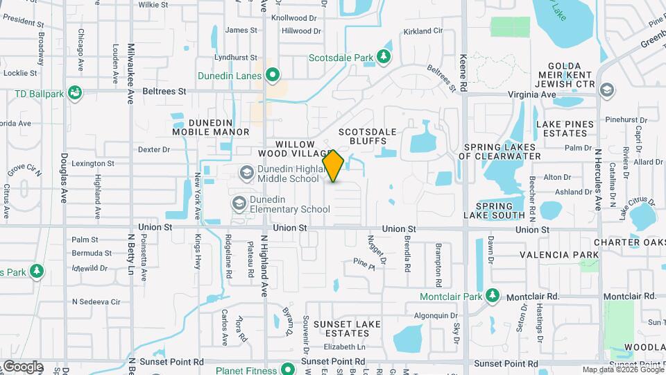 1000 Crane Ct Map and Location Details