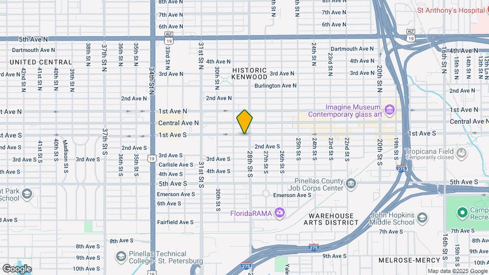 2820 1st Ave S Map and Location Details