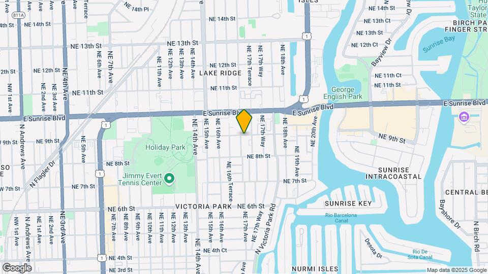 1702 NE 9th St Map and Location Details