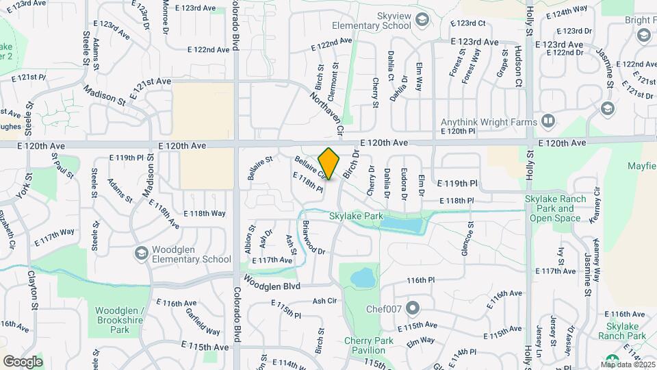 11850 Bellaire Cir Mapa y Detalles de la Ubicación